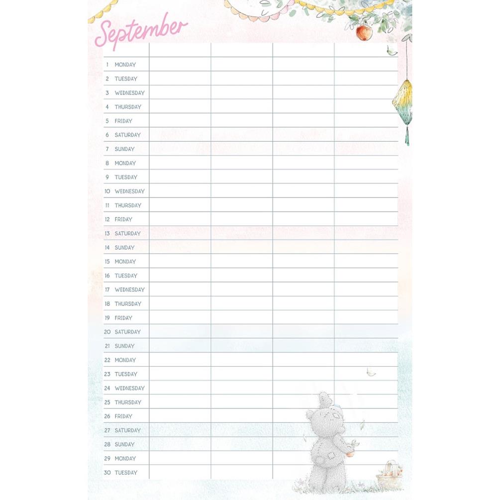2025 Me to You Bear Classic Household Planner Extra Image 1